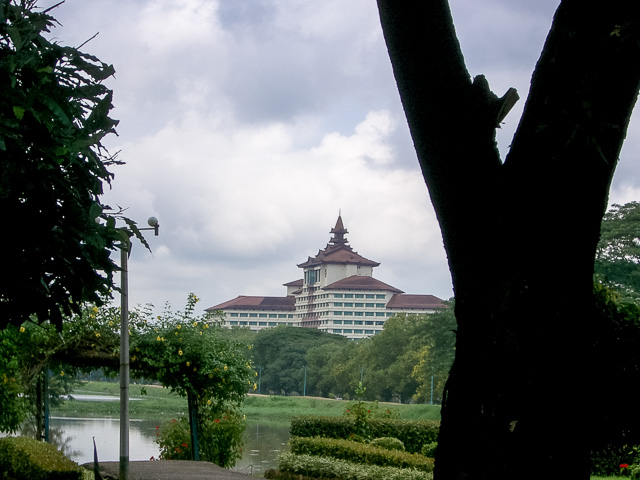 セドナホテル遠景＠ミャンマーヤンゴン