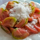 糖拌西紅柿（トマトの砂糖がけ）＠木蘭海龍特色酒館